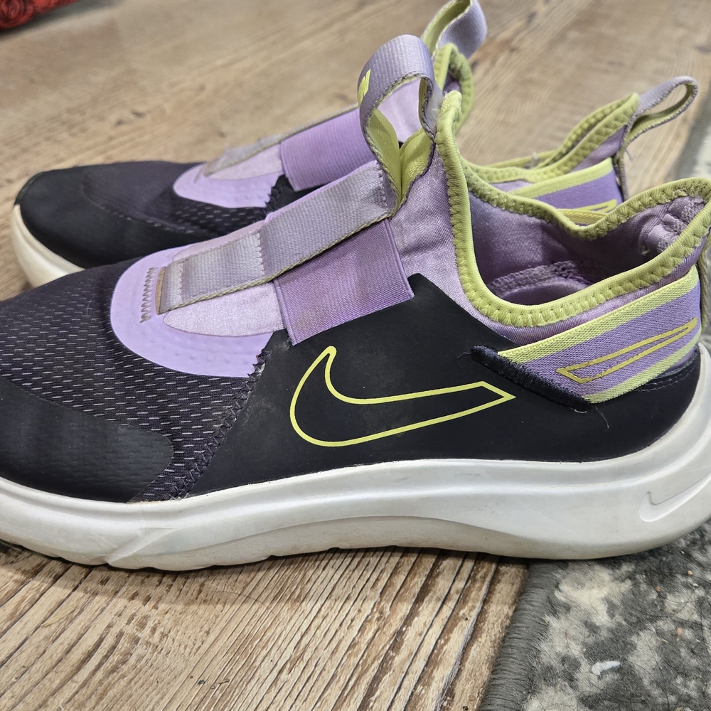 Nike Black and Purple Sneakers